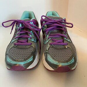 ASICS Gel Excite 3 Women's Running Athletic Shoes Green Purple T5B9N Size 10.